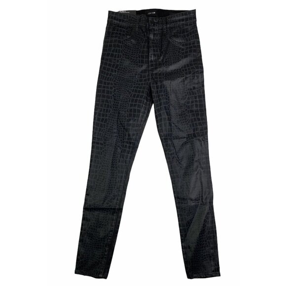 Joes Jeans‎ Womens Black Flat Front The Bella High Rise Skinny Ankle Jeans Sz 26 - Picture 1 of 9